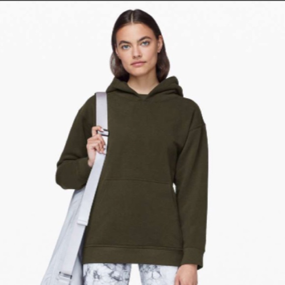 Lululemon Athletica All Yours Hoodie Cotton Fleece Size Small